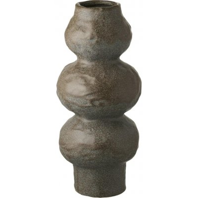 Intesi keramická váza boho šedo-hnědá 33 cm na květiny do obýváku – Hledejceny.cz