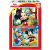 Puzzle Educa Mickey Mouse Fun House Disney 2 x 48 dílků