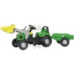 Rolly Toys Šlapací traktor Deutz-Fahr s nakladačem a přívěsem – Zboží Mobilmania