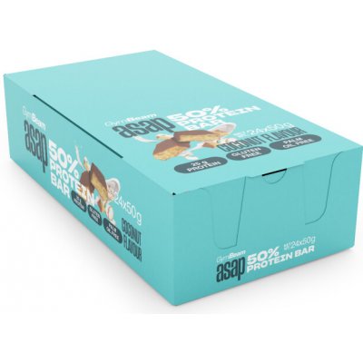 GymBeam ASAP 50% Protein Bar 24 x 50 g – Zboží Mobilmania
