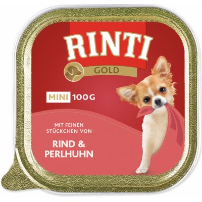 Rinti Gold Mini Hovězí & perlička 12 x 100 g – Hledejceny.cz