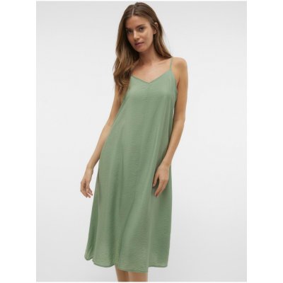 Vero Moda Josie Zelené dámské šaty