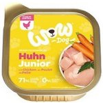 WOW Junior Dog Kuřecí s karotkou 150 g – Zboží Mobilmania
