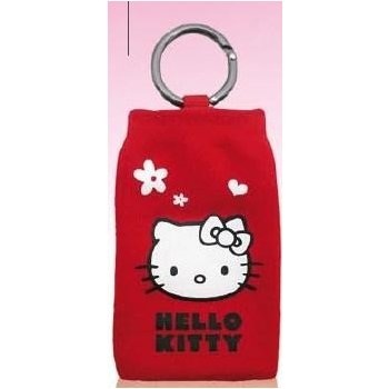 Pouzdro Hello Kitty ponožka červená