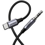 Ugreen AV143 mini jack 3,5 mm AUX na USB-C, 1m, šedý – Hledejceny.cz