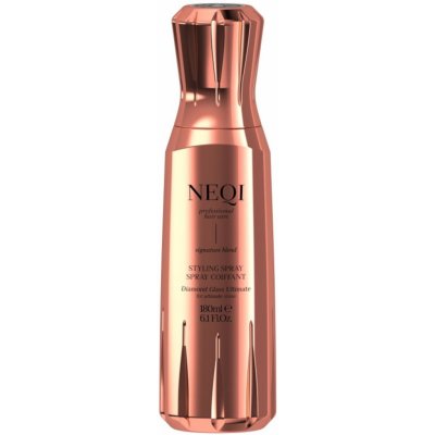 Stylingový termoochranný sprej pro lesk a hladký vzhled všech typů vlasů Neqi Styling Spray Diamond Glass Ultimate 180 ml – Zboží Dáma