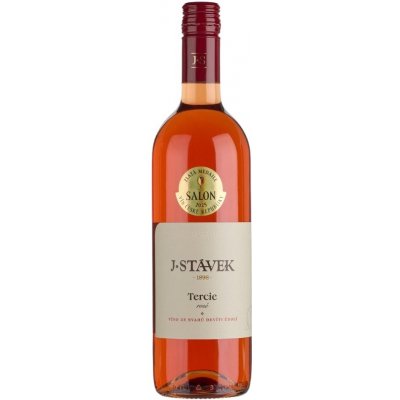 J. Stávek Rosé Tercie kabinetní Suché růžové 2023 12,5% 0,75 l (holá láhev) – Hledejceny.cz