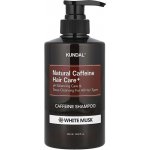 KUNDAL Caffeine Shampoo White Musk hloubkově čisticí přírodní šampon proti vypadávání vlasů 500 ml – Zboží Mobilmania