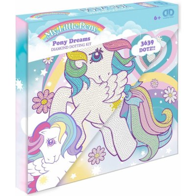 DIAMOND DOTZ DOTZIES Diamantové malování My Little Pony DBX096 28 x 28 cm – Zboží Mobilmania
