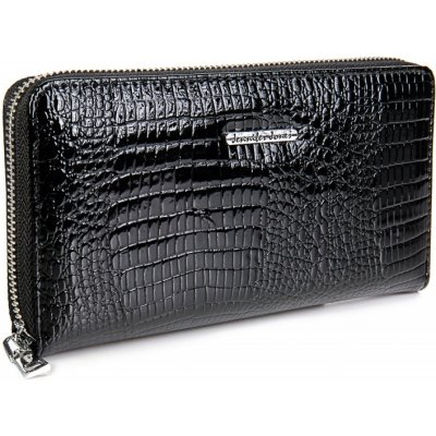 Jennifer Jones dámská kožená peněženka na zip 5247 2 černá – Zboží Mobilmania