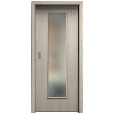 Sapeli Elegant Komfort M55 posuvné borovice bílá 100 x 210 cm Satináto bílé – Hledejceny.cz