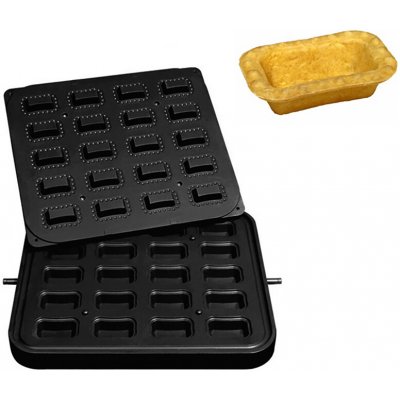 G.Gastro Formy pro stroj na tartaletky TMPIC - Tvar tartaletek: Obdélník - 65x42 mm - 46x24 mm - Výška: 18 mm - pro 30 tartaletek - D9783809 – Hledejceny.cz
