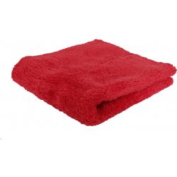 Zerda Plush buffing towel 40 x 40 cm red 530GSM