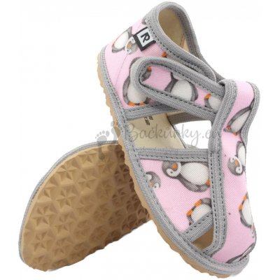 Rak dětské flexi pantofle 100015-5 Tučňák růžový – Zboží Dáma