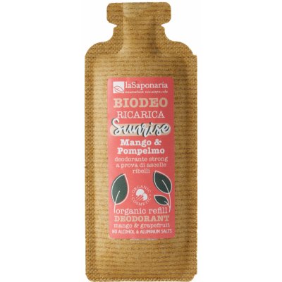 laSaponaria Náplň do roll on deodorantu Sunrise Mango & Grapefruit Bio 40 ml – Zboží Mobilmania