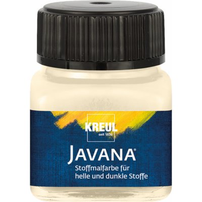 Barva na světlý a tmavý textil Javana 20 ml vanilková – Zboží Mobilmania