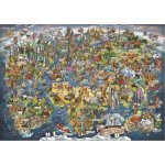ANATOLIAN Úžasná mapa světa 3000 dílků – Hledejceny.cz