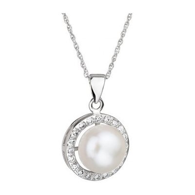 Preciosa Stříbrný přívěsek Fascinating s pravou říční perlou 5102 00
