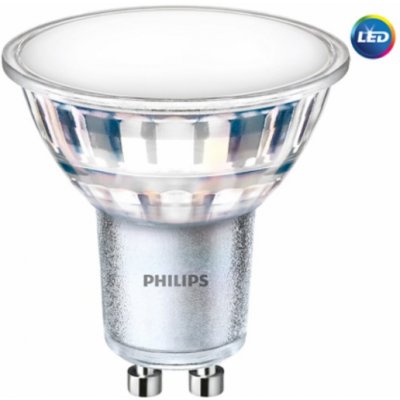 Philips LED žárovka GU10 CP 4,9W studená bílá 6500K , reflektor 120° – Zboží Živě
