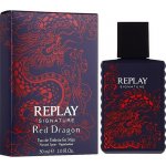 Replay Signature Red Dragon toaletní voda pánská 50 ml – Hledejceny.cz