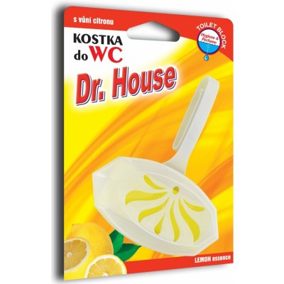 Dr. House kostka do WC citronová vůně 40 g