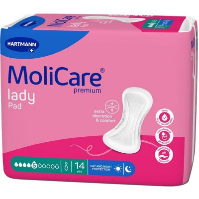 Paul Hartmann MoliCare lady inkontinenční vložky 5 kapek 14 ks – Zboží Dáma