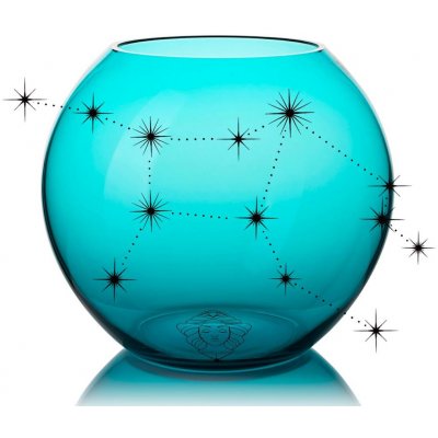 Skloglass Horoskop Váza 150mm PANNA Barvy: Kouřová – Hledejceny.cz
