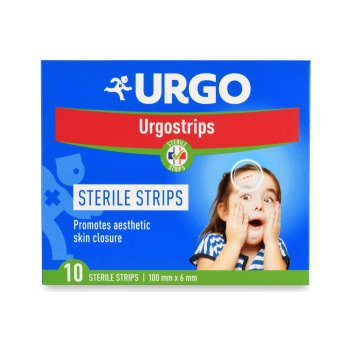 Urgo Strips náplast 100 x 6 mm náplasťové stehy 10 ks