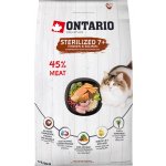 Ontario Cat Sterilised 7 6,5 kg – Hledejceny.cz