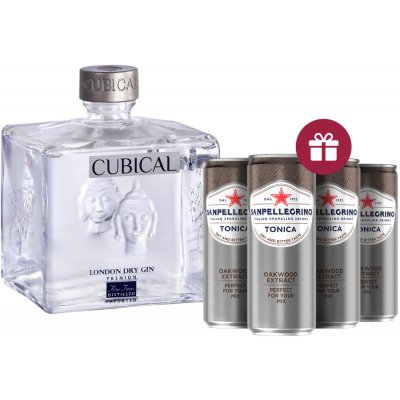 Cubical London Dry Gin Premium 40% 0,7 l (holá láhev) – Zboží Dáma