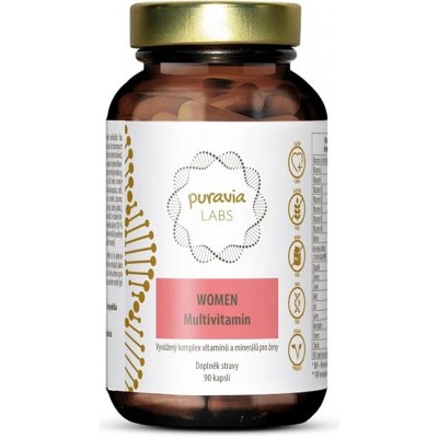 Puravia Labs Multivitamín pro ženy 90 kapslí – Hledejceny.cz