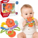 WOOPIE BABY senzorické chrastítko a kousátko květina pro miminka 0m+ – Zboží Mobilmania