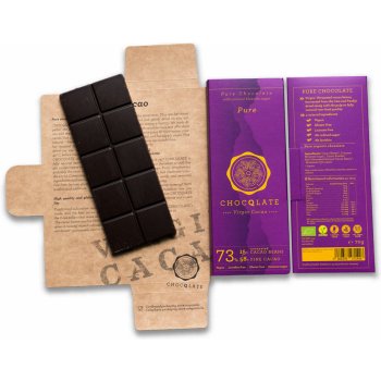 PURE CHOCQLATE Čokoláda z panenského kakaa BIO 70 g