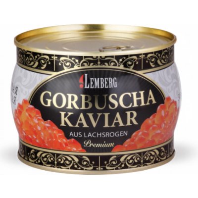 Lemberg Kaviár z divokého lososa Gorbuša 400 g – Sleviste.cz