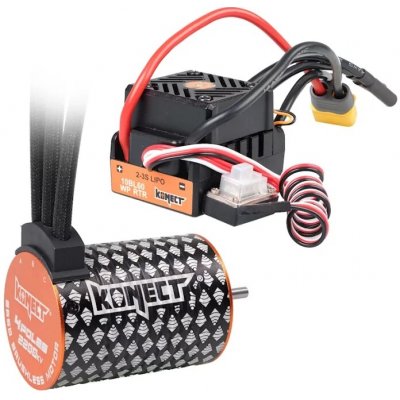 KONECT COMBO BRUSHLESS 60A WP + 4P 3650SL 2200KV motor KN-COMBO-D1 – Hledejceny.cz