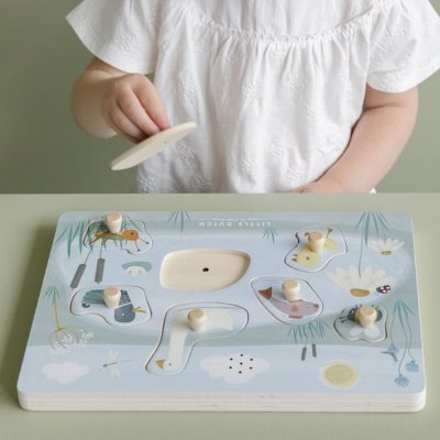 Little Dutch hrající puzzle zvířátka – Sleviste.cz