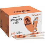 Sorbos Jedlá ovocná brčka Skořice 200 ks – Hledejceny.cz