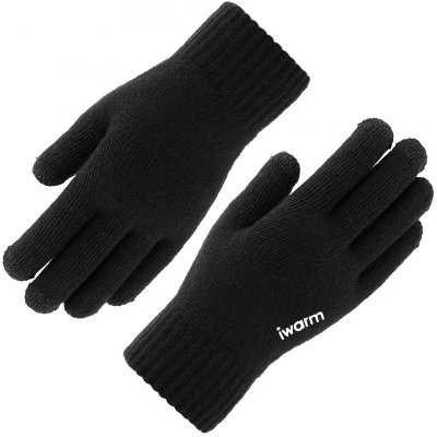 iWarm Dotykové rukavice ST0005 Samet Akryl černé – Hledejceny.cz