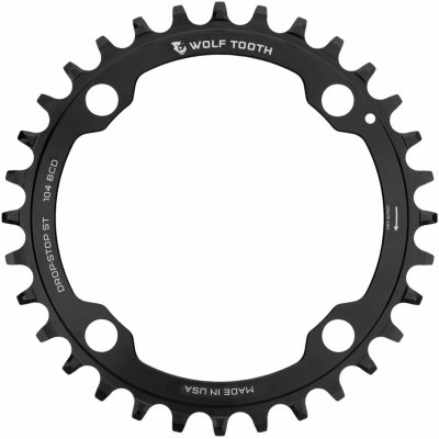 Převodník Wolf Tooth BCD 104x34 11/12s - black – Sleviste.cz