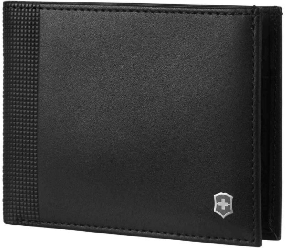 VICTORINOX Kožená peněženka Victorinox Altius Alox Slim Bi-Fold tenká 611573 bez přihrádky na drobné