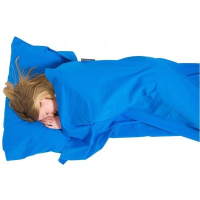Lifeventure Cotton Sleeping Bag Liner Mummy Blue – Zboží Mobilmania