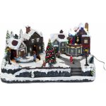 Fééric Lights and Christmas Pohyblivá vánoční scéna s osvětlením 45 x 20,5 cm – Hledejceny.cz