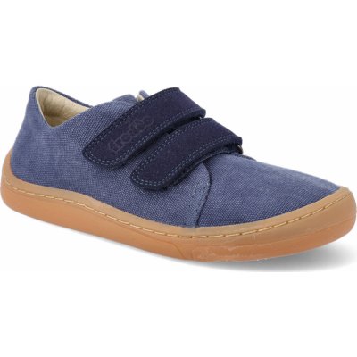 Froddo Barefoot plátěné tenisky blue – Zboží Dáma