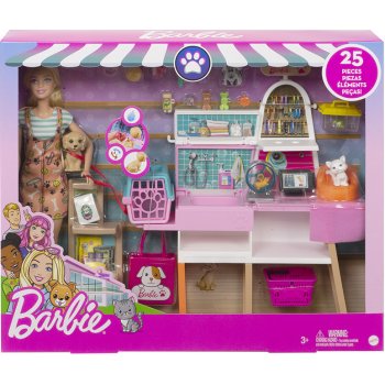 Mattel Barbie Salón pro zvířátka FBR36