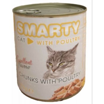 Smarty chunks Cat drůbeží 810 g