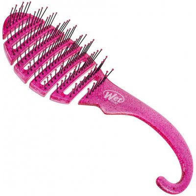 Wet Brush Shower Detangler kartáč na vlasy Pink Glitter – Zboží Mobilmania