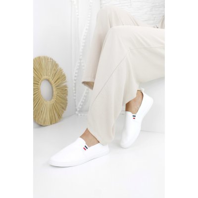 Prety slip on 11613-8WH bílé – Zboží Dáma