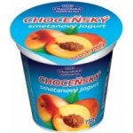 Choceňská mlékárna Choceňský smetanový jogurt broskev 150 g – Zboží Dáma