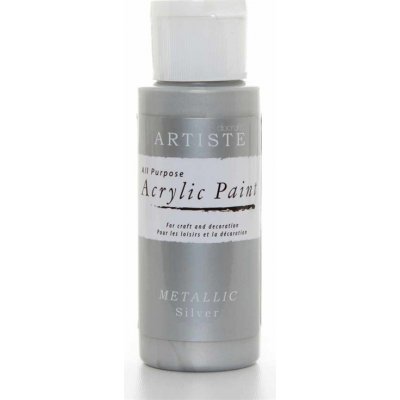 Artiste akrylová barva 763101 59 ml Metallic Silver – Hledejceny.cz