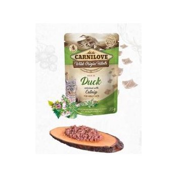 Carnilove Cat Pouch Duck Enriched & Catnip 85 g